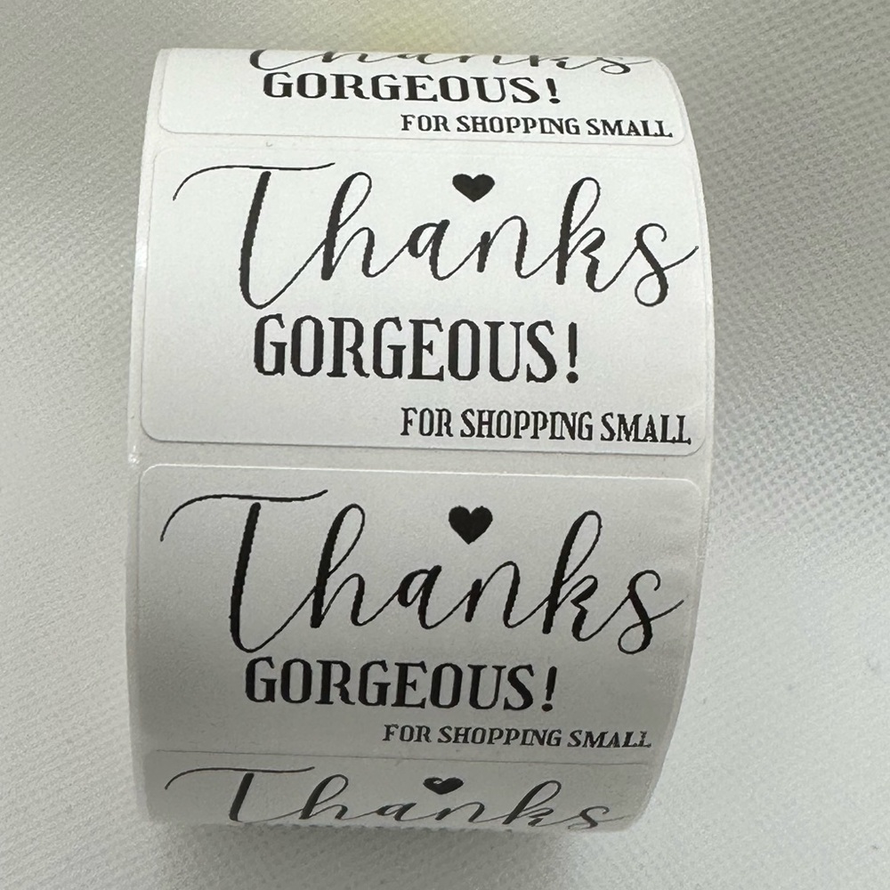 Thanks stickers  2" Stickers labels (100 roll ) NWT​​ - Picture 8 of 12